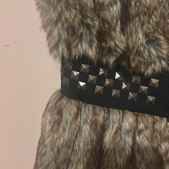 Gianni Bini vintage Faux Fur Vest size SMALL - Picture 8 of 12